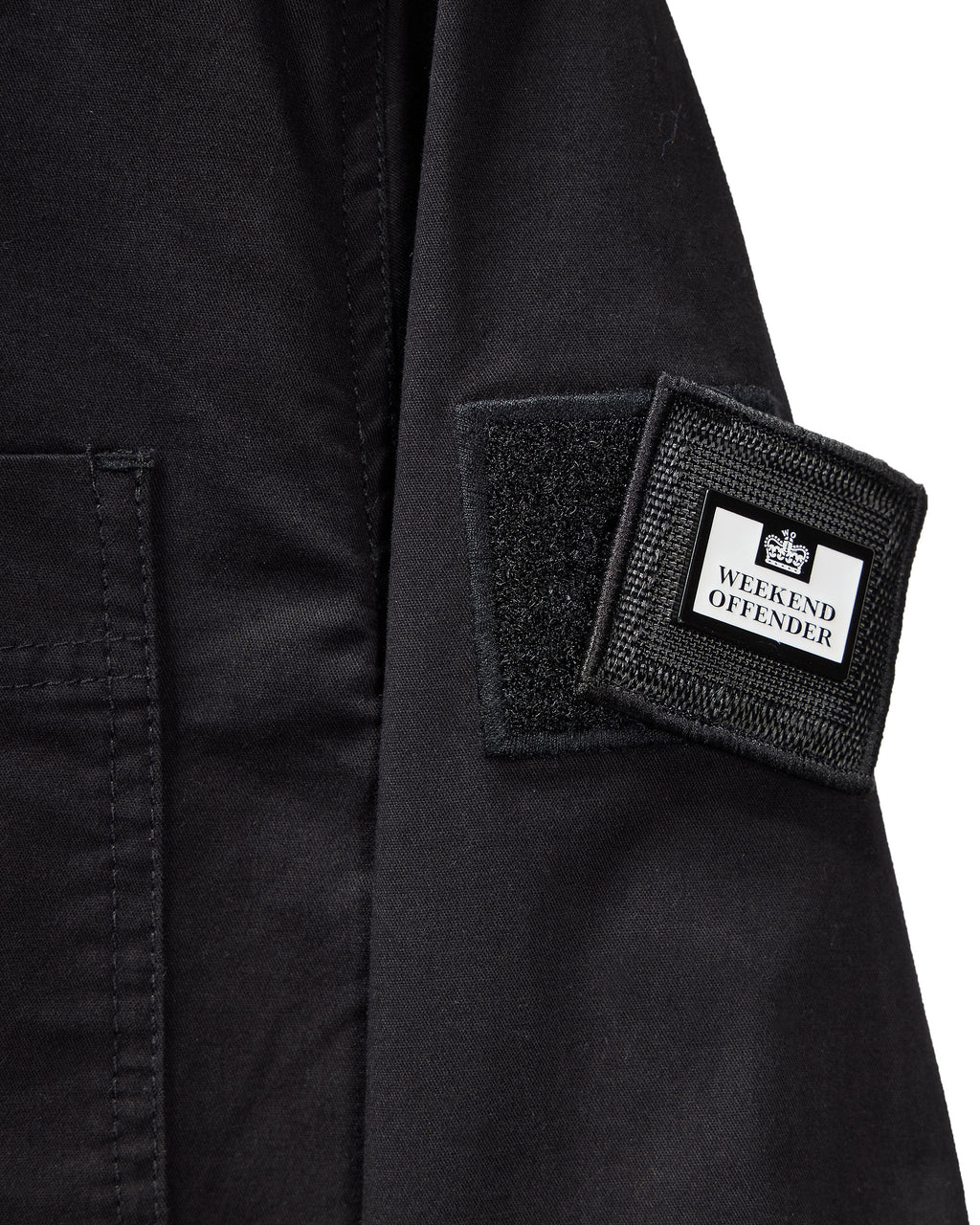 Weekend Offender Tavira Over-Shirt // BLACK
