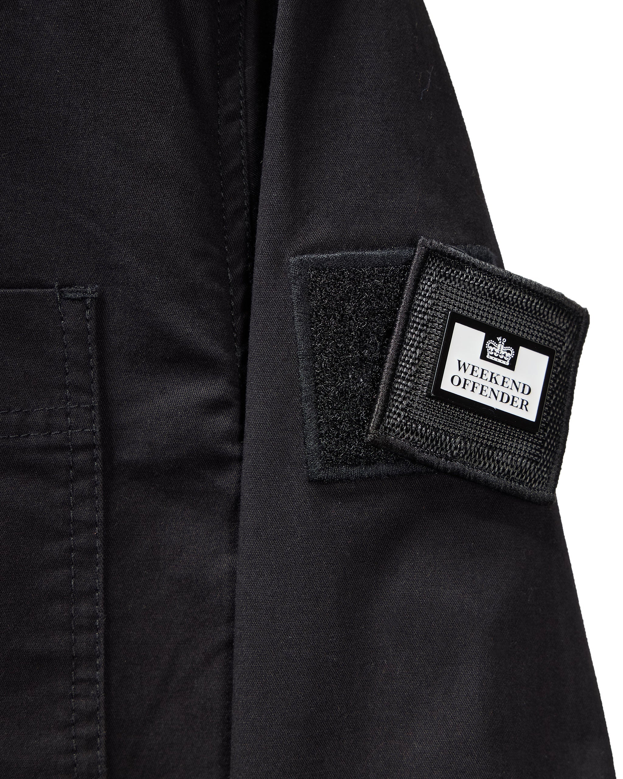 Weekend Offender Tavira Over-Shirt // BLACK