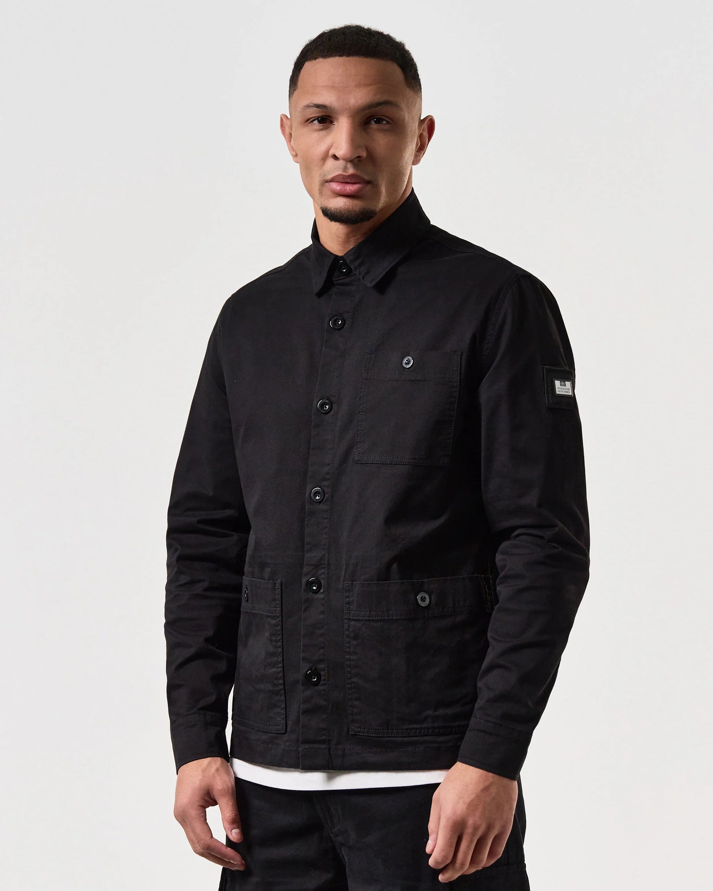 Weekend Offender Tavira Over-Shirt // BLACK