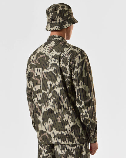 Weekend Offender Waya Camo Over-shirt // CASTLE GREEN