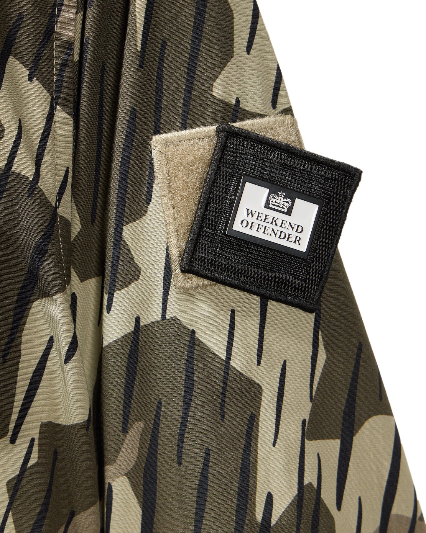 Weekend Offender Waya Camo Over-shirt // CASTLE GREEN