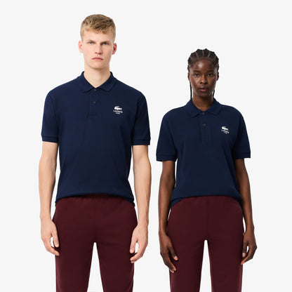 Lacoste Signature Print L12.12 Polo // NAVY 166