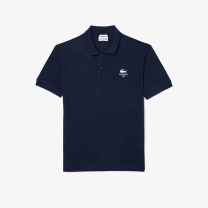 Lacoste Signature Print L12.12 Polo // NAVY 166