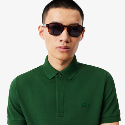 Lacoste Paris Stretch Piqué Polo // PINE GREEN