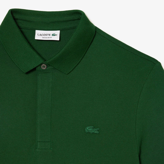 Lacoste Paris Stretch Piqué Polo // PINE GREEN