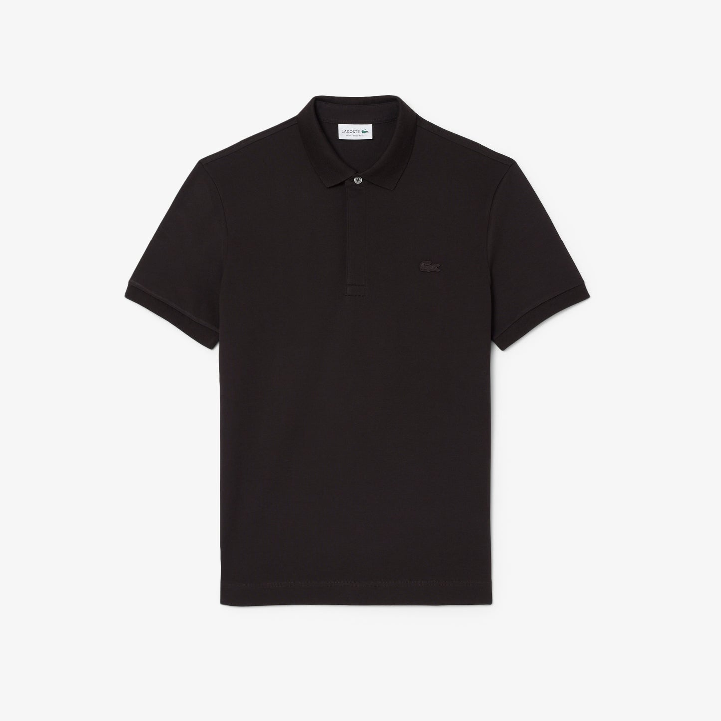Lacoste Paris Stretch piqué Polo // BROWN