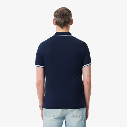 Lacoste Trim Accent L12.12 Polo Shirt // MIDNIGHT BLUE