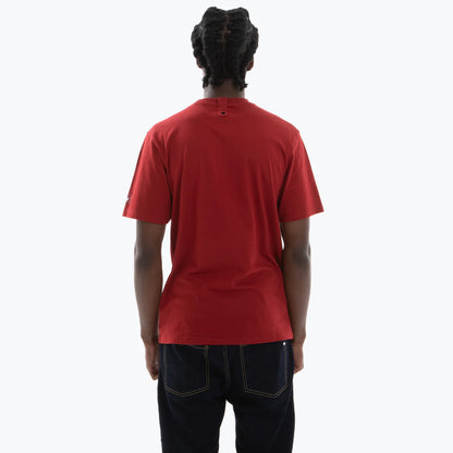 Peaceful Hooligan Outline T-Shirt // DARK RED