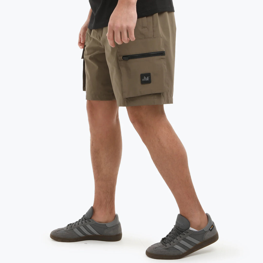 Peaceful Hooligan Drop Shorts Mushroom // GREEN