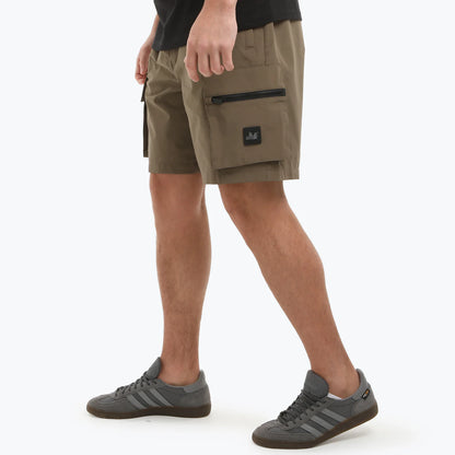 Peaceful Hooligan Drop Shorts Mushroom // GREEN