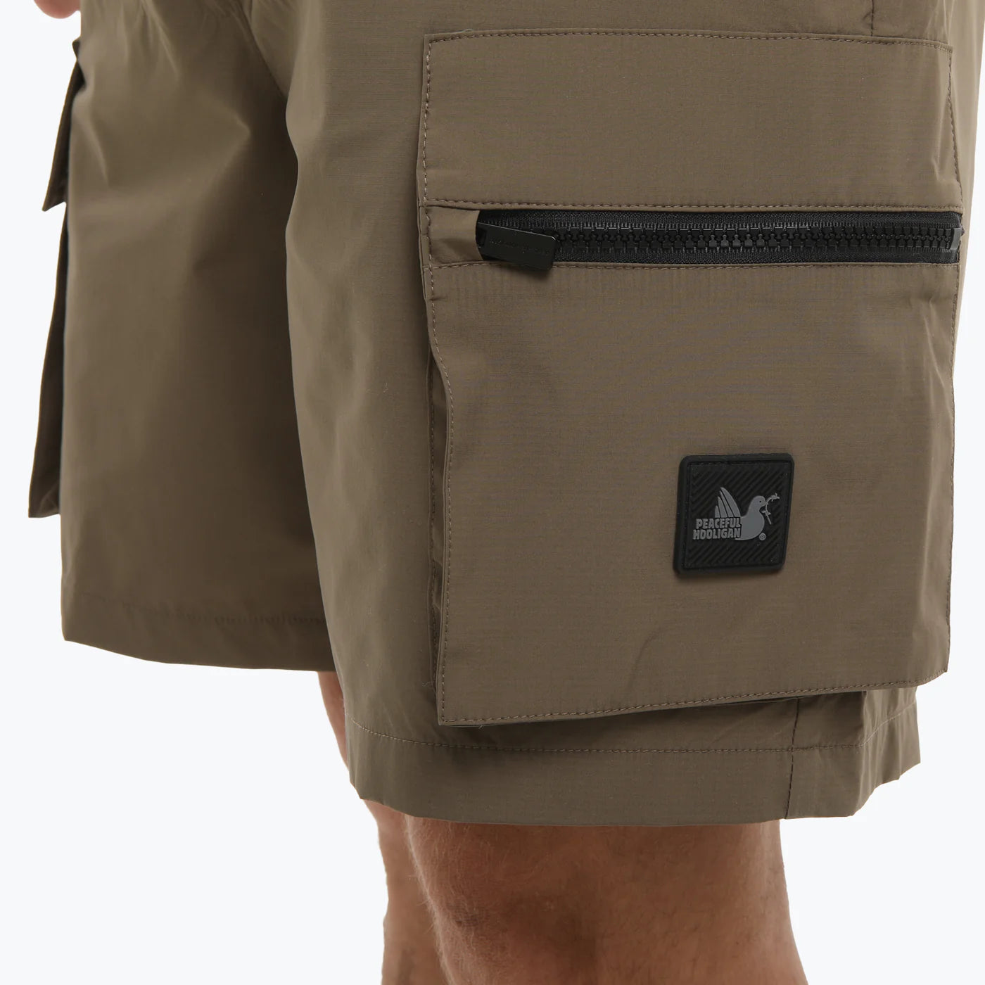 Peaceful Hooligan Drop Shorts Mushroom // GREEN