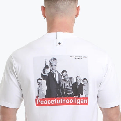 Peacful Hooligan Trainspotters T-Shirt // WHITE