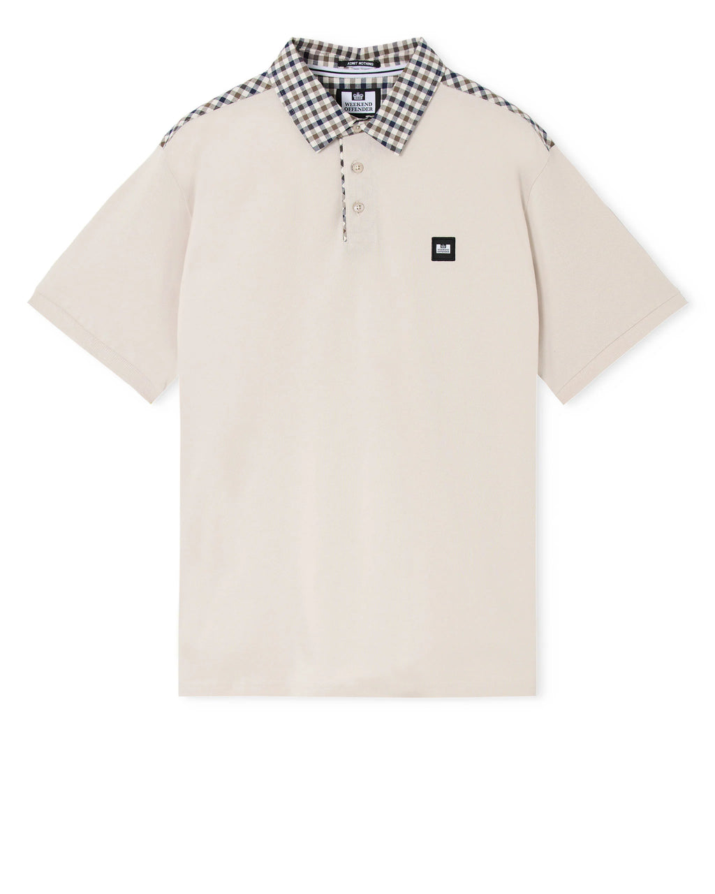 Weekend Offender Costa Polo Shirt // CEMENT