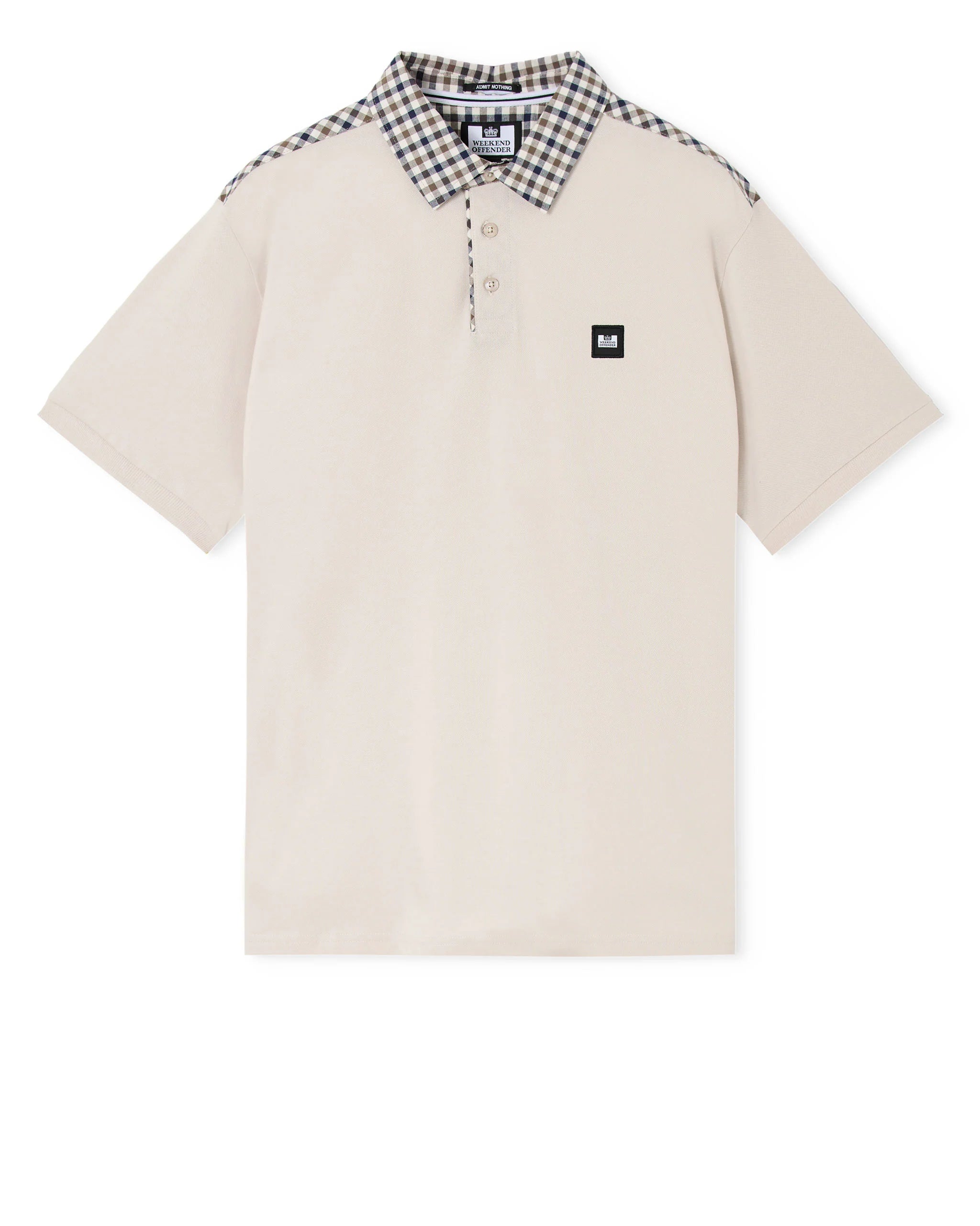 Weekend Offender Costa Polo Shirt // CEMENT