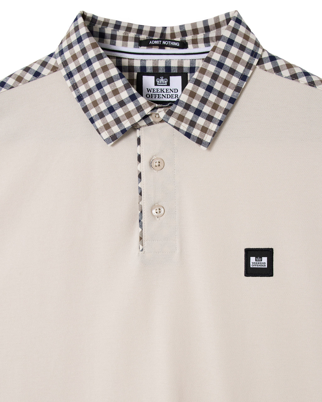 Weekend Offender Costa Polo Shirt // CEMENT
