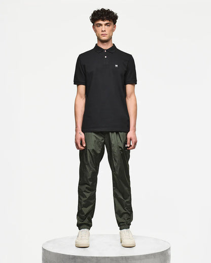 Weekend Offender Caneiros Polo Shirt  // BLACK