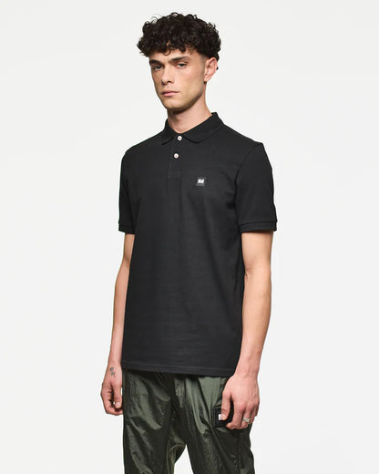 Weekend Offender Caneiros Polo Shirt  // BLACK