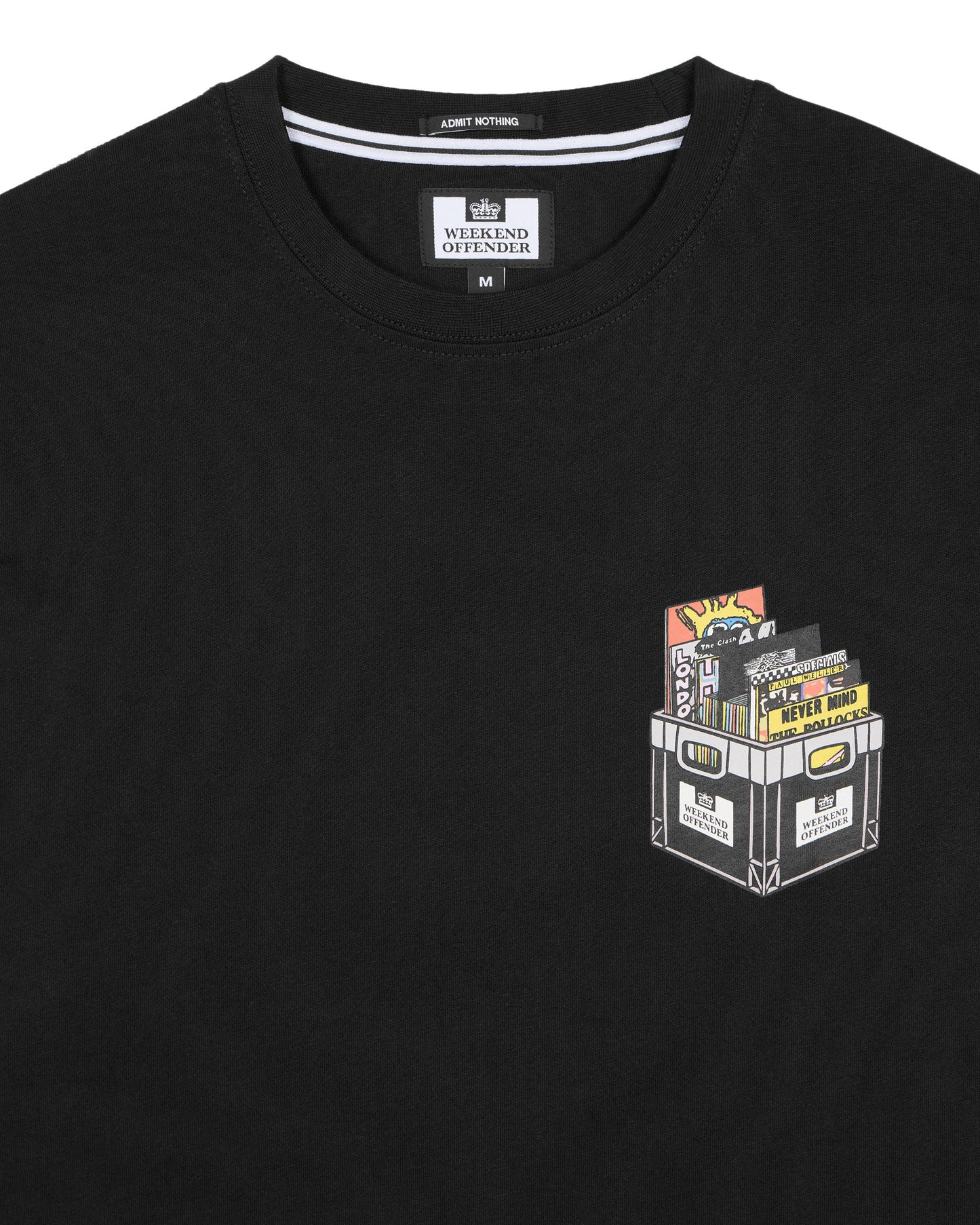 Weekend Offender Diggin Graphic T-Shirt // BLACK