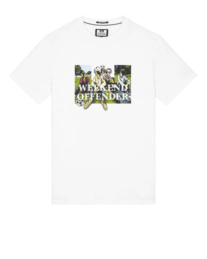 Weekend Offender Hymns Graphic T-Shirt // WHITE