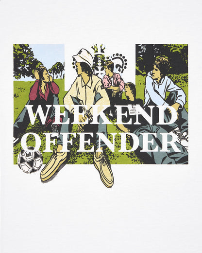 Weekend Offender Hymns Graphic T-Shirt // WHITE