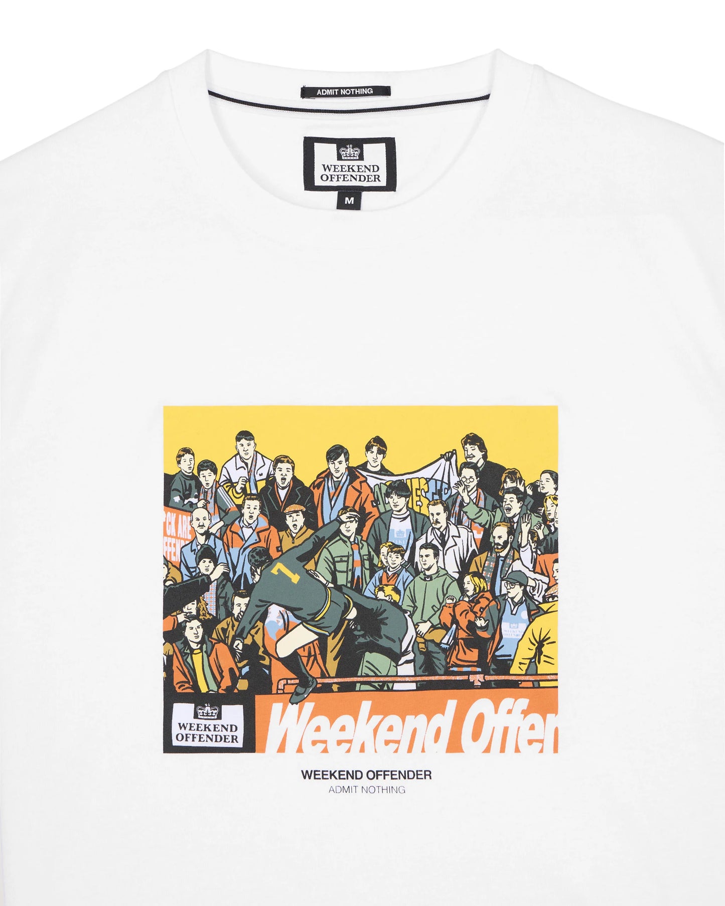 Weekend Offender Selhurst Graphic T-Shirt // WHITE