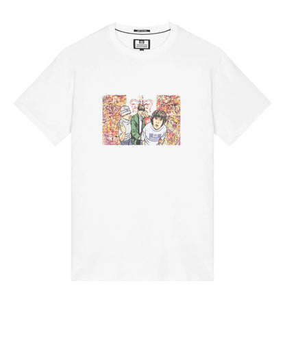 Weekend Offender Number 5 Graphic T-Shirt // WHITE