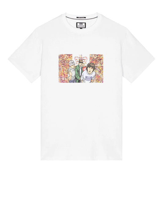 Weekend Offender Number 5 Graphic T-Shirt // WHITE