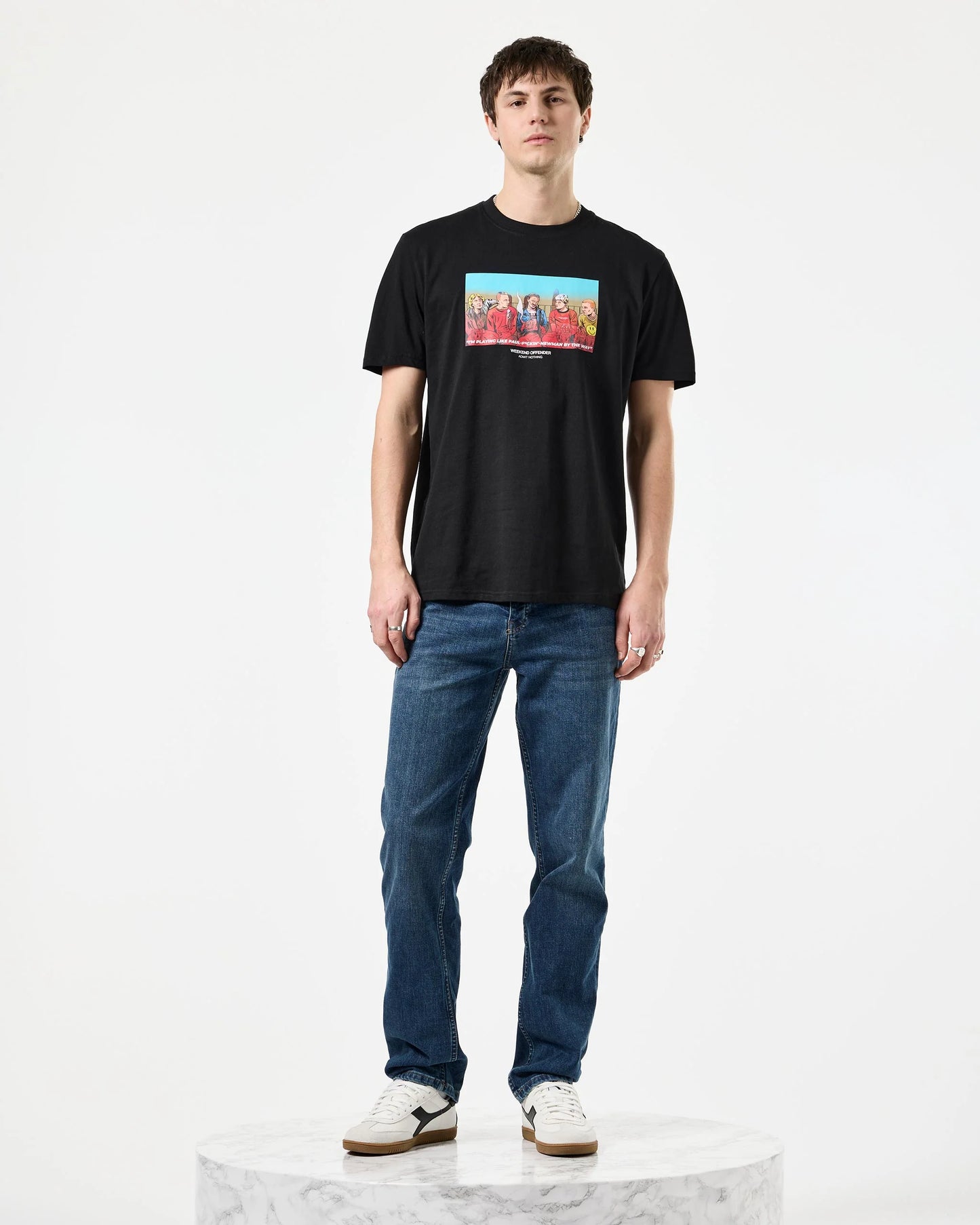 Weekend Offender Crosslands Graphic T-Shirt // BLACK