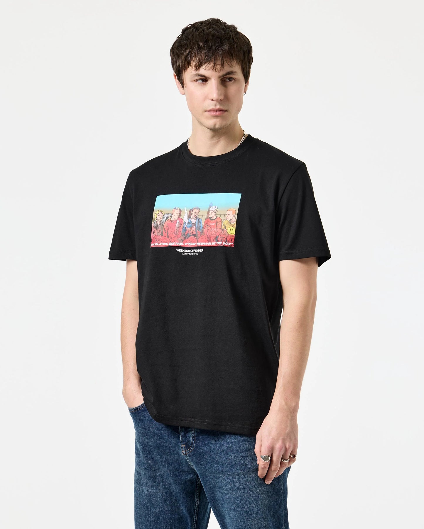 Weekend Offender Crosslands Graphic T-Shirt // BLACK