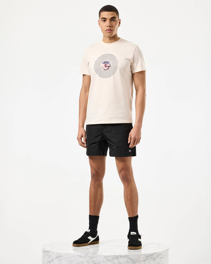 Weekend Offender Entertainment Graphic T-Shirt // ALABASTER