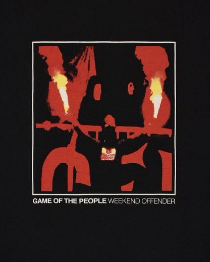 Weekend Offender The People Graphic T-Shirt // BLACK