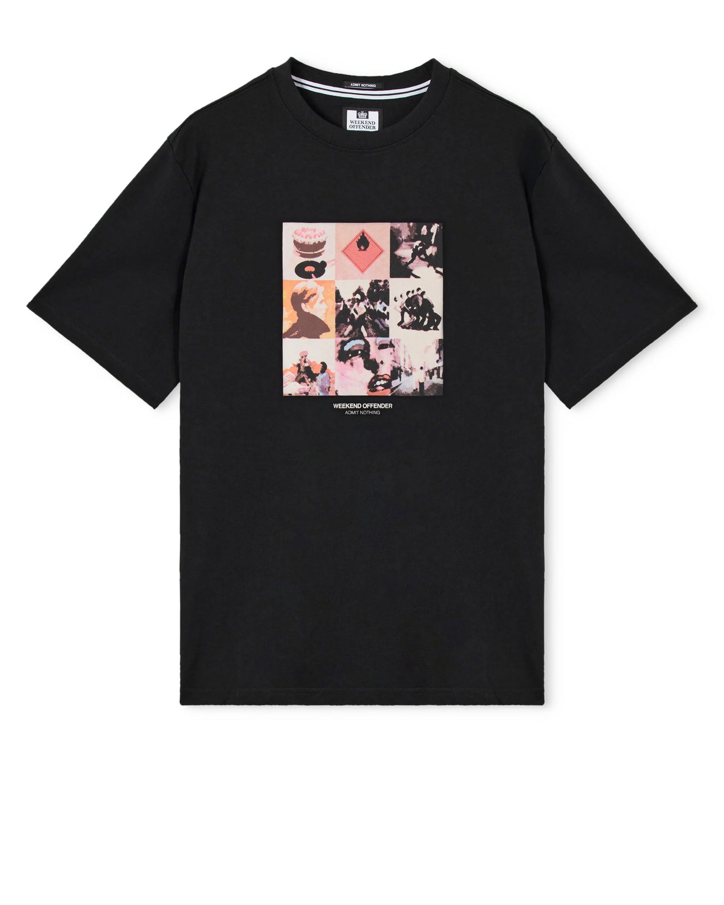 Weekend Offender Low Graphic T-Shirt // BLACK