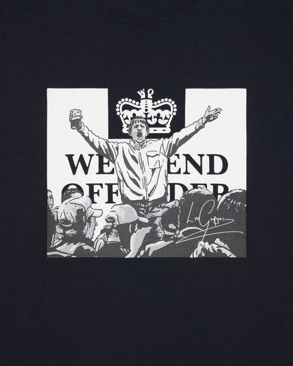 Weekend Offender x Leo Gregory Mono Graphic T-Shirt // NAVY