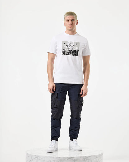 Weekend Offender x Leo Gregory Mono Graphic T-Shirt // WHITE