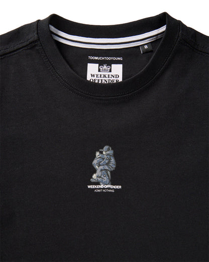 Weekend Offender KIDS Reggie Graphic T-Shirt // BLACK