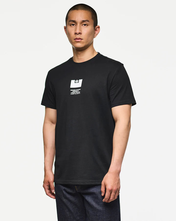 Weekend Offender Carmine Graphic T-Shirt // BLACK