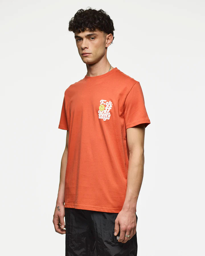 Weekend Offender F.O.M. Graphic T-Shirt // SUNSET ORANGE