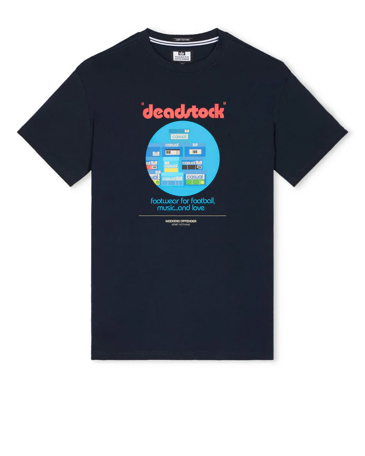 Weekend Offender Deadstock Graphic T-Shirt // NAVY
