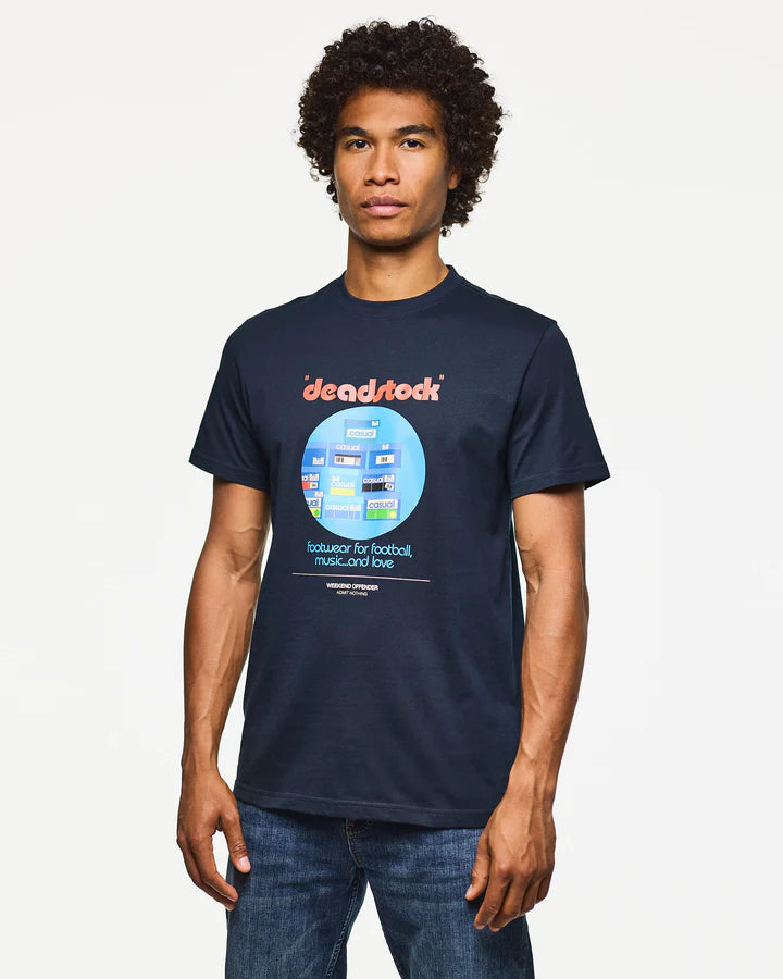 Weekend Offender Deadstock Graphic T-Shirt // NAVY