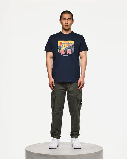 Weekend Offender Satriale's Graphic T-Shirt // NAVY