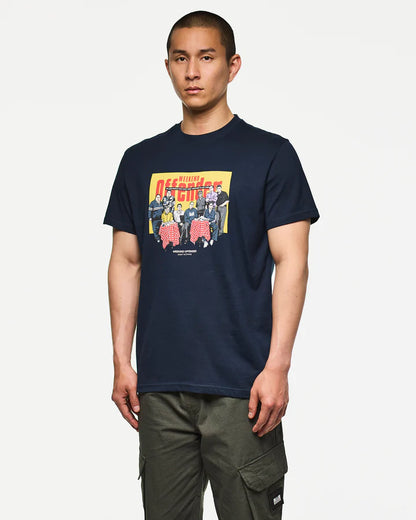 Weekend Offender Satriale's Graphic T-Shirt // NAVY