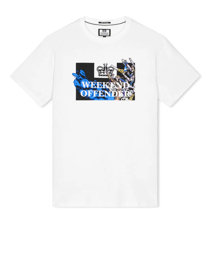 Weekend Offender Molazza Graphic T-Shirt // WHITE