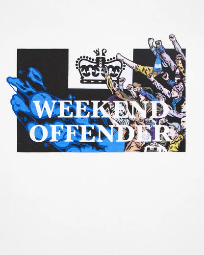 Weekend Offender Molazza Graphic T-Shirt // WHITE