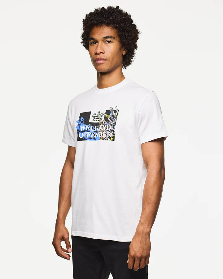 Weekend Offender Molazza Graphic T-Shirt // WHITE