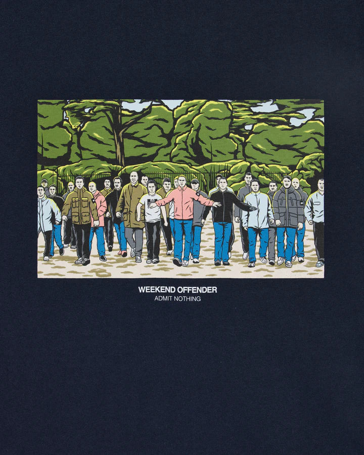 Weekend Offender GSE Graphic T-Shirt // NAVY