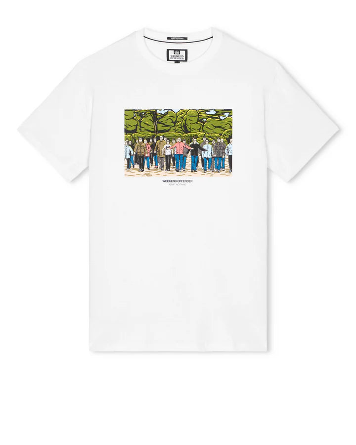Weekend Offender GSE Graphic T-Shirt // WHITE