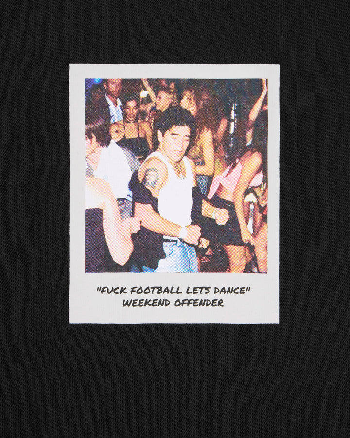 Weekend Offender Let's Dance Graphic T-Shirt // BLACK
