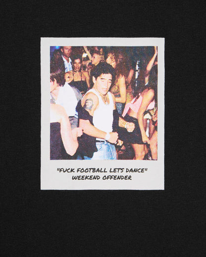 Weekend Offender Let's Dance Graphic T-Shirt // BLACK