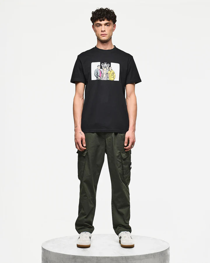 Weekend Offender T.I.E. Graphic T-Shirt // BLACK