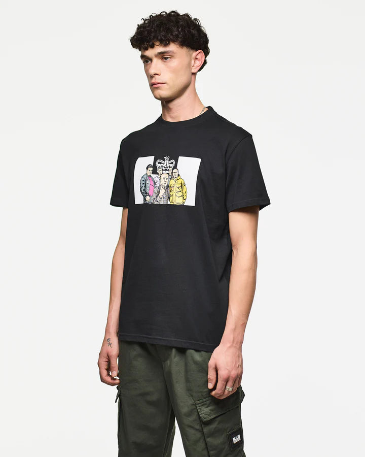 Weekend Offender T.I.E. Graphic T-Shirt // BLACK